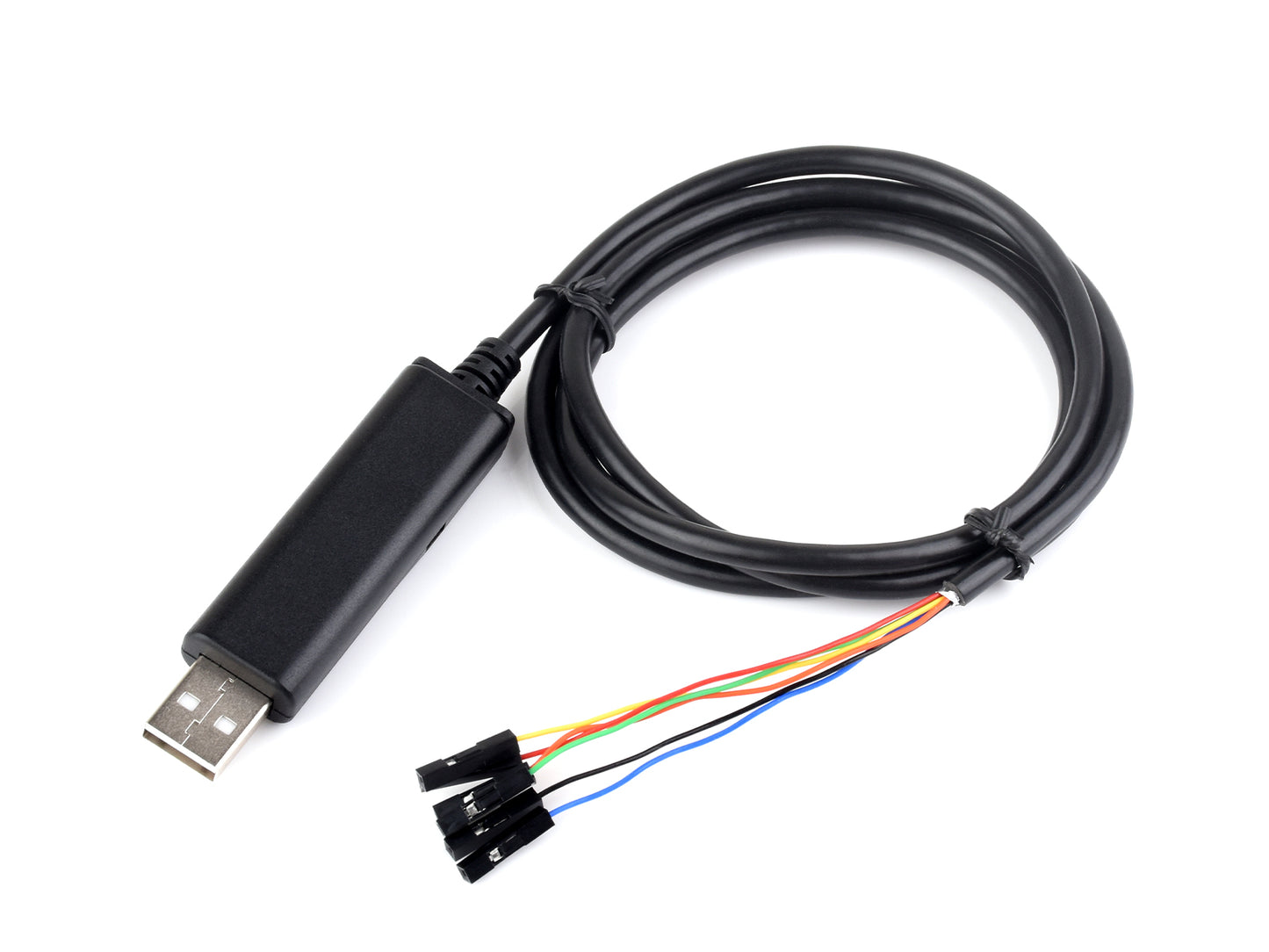 Industrial USB TO TTL (C) 6pin Serial Cable, Original FT232RNL Chip, Multi Protection Circuits, Multi Systems Support, With Hardware Flow Control