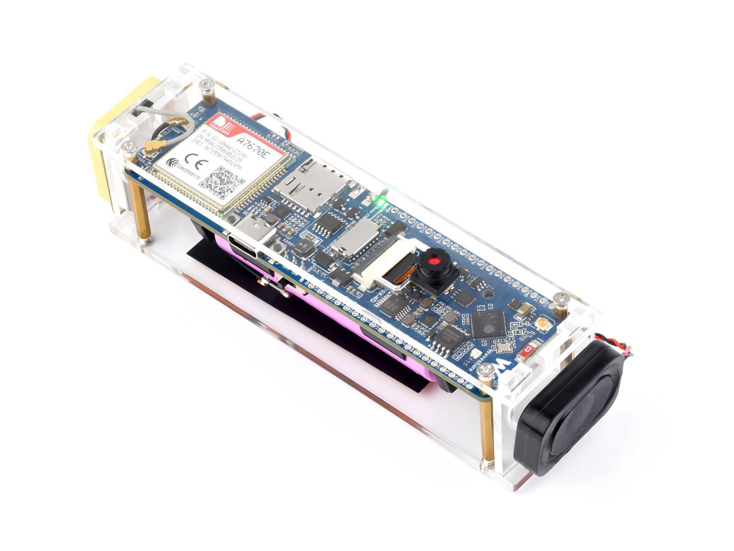 ESP32-S3 A7670E 4G Development Board, LTE Cat-1 / 2G / WiFi / Bluetooth / Telephone Call / SMS / GNSS Positioning Support