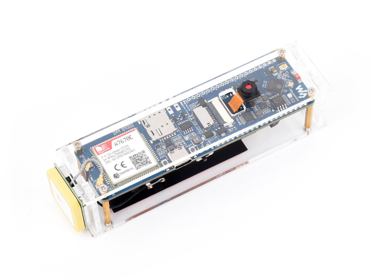 ESP32-S3 A7670E 4G Development Board, LTE Cat-1 / 2G / WiFi / Bluetooth / Telephone Call / SMS / GNSS Positioning Support