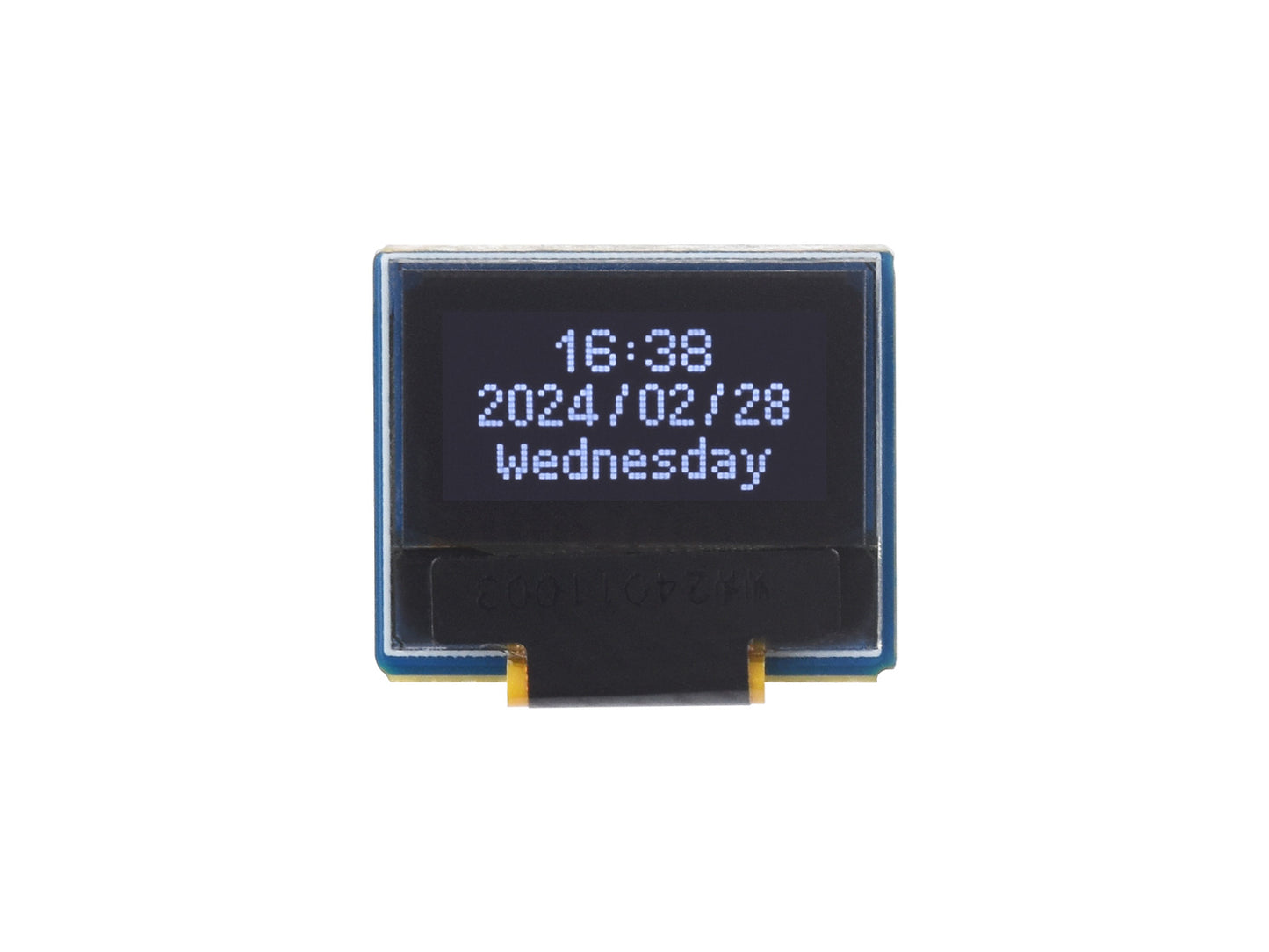 0.49inch OLED Display Module, 64×32 Resolution, I2C Communication, Black / White Display Color