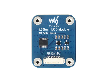 1.83inch LCD Display Module, 240×280 Resolution, SPI Interface, IPS LCD, 65K Colors, Rounded Corners, Micro LCD Display