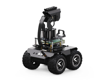 RaspRover Open-source 4WD AI Robot, Dual controllers, All-metal Body, Computer Vision, Suitable for Raspberry Pi 4B / Raspberry Pi 5
