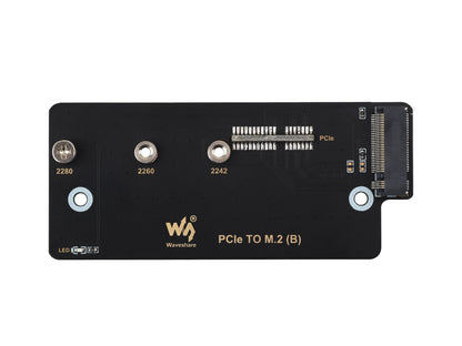 PCIe TO M.2 adapter (B), Supports NVMe Protocol M.2 Solid State Drive, High-speed Reading/Writing, Supports Raspberry Pi Compute Module 4