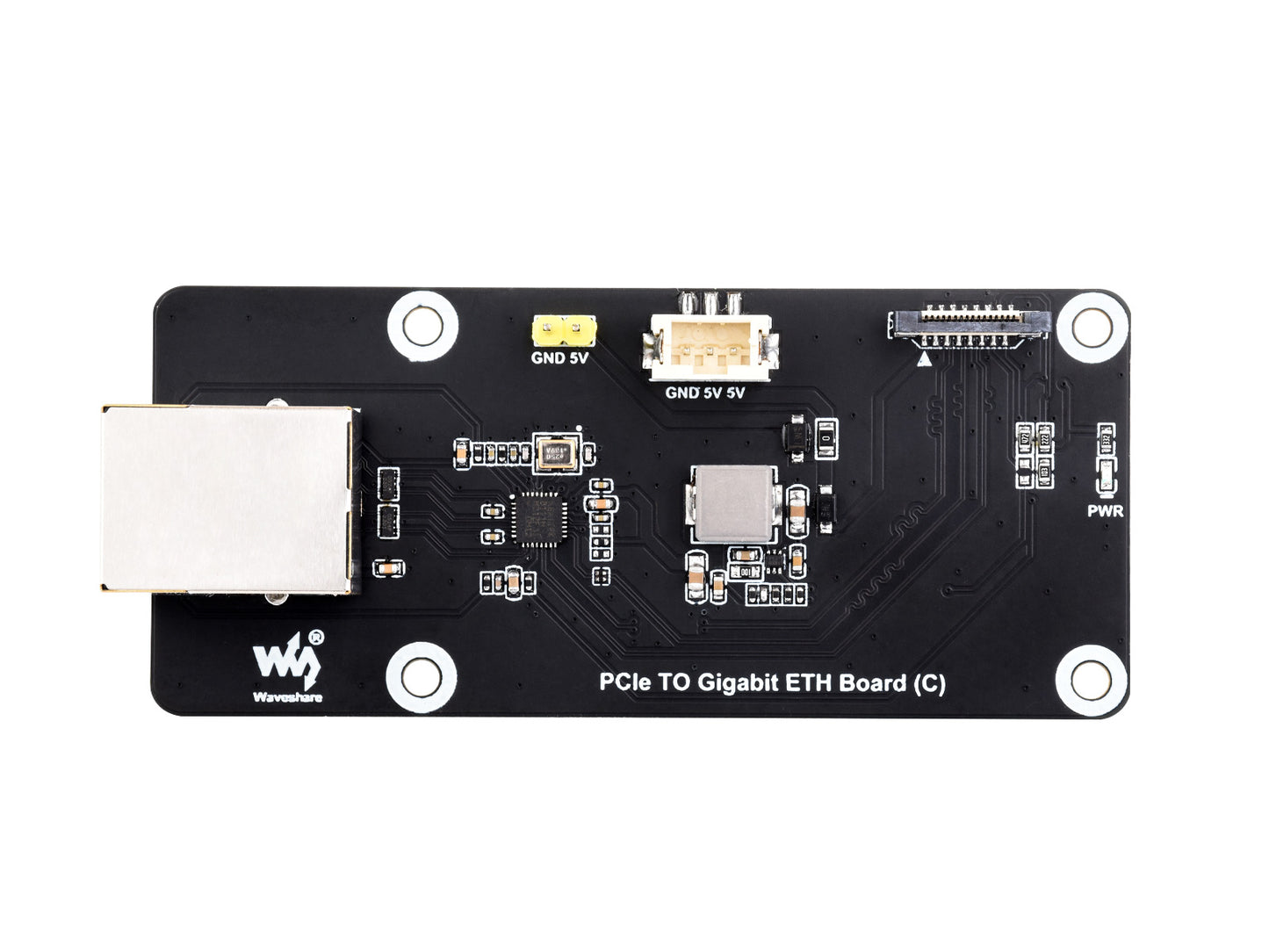 PCIe TO Gigabit ETH Board (C) For Raspberry Pi 5, Supports Raspberry Pi OS, Driver-Free, Plug And Play, Raspberry Pi 5 PCIe Adapter