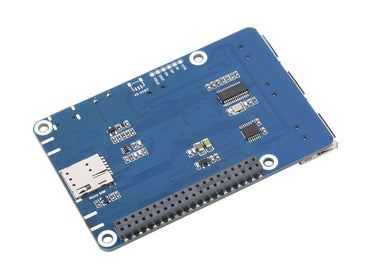 Cat-1/GNSS HAT for Raspberry Pi, Based On SIM7670G module, Global Multi-band LTE 4G Cat-1 support, GNSS positioning, 3x USB 2.0 extended ports