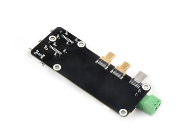 Micro HDMI to HDMI Multifunctional Adapter, Compatible with Raspberry Pi 5 / 4B, Two Power Supply Methods, Supports Dual 4K Outputs