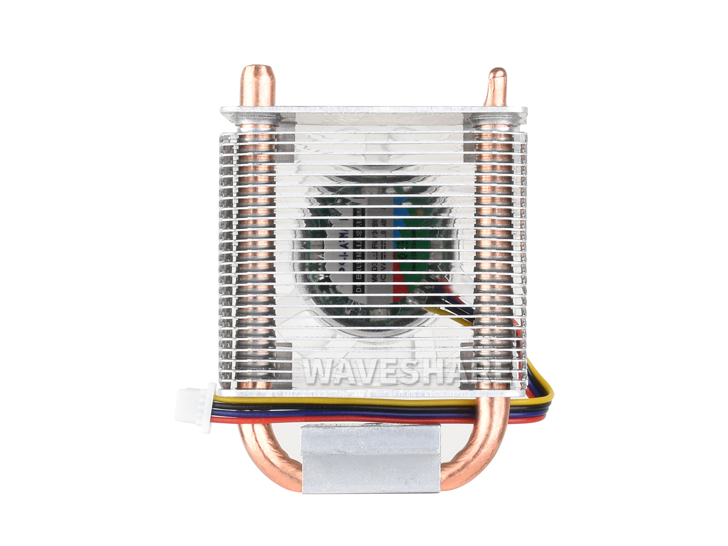 ICE Tower CPU Cooling Fan for Raspberry Pi 5, Raspberry Pi 5 Cooler, U-Shaped Copper Tube, Cooling Fins, With Colorful RGB LED