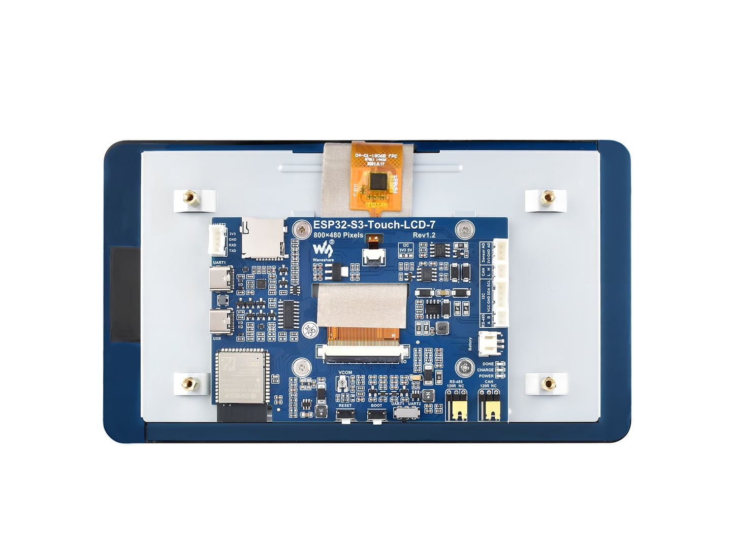 ESP32-S3 7inch Display Development Board, ESP32 With Display, 800×480, Options For Touch Function, 32-bit LX7 Dual-core Processor, Up to 240MHz Frequency, Supports WiFi &amp; Bluetooth
