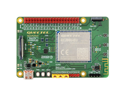 EC200U-EU C4-P01 Development Board Designed For QuecPython, Multi-Mode & Multi-Band Support, LTE Cat-1 / Bluetooth Communication, GNSS Positioning