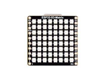 ESP32-S3-Matrix Development Board, Onboard 8×8 RGB LED Matrix and QMI8658 6-Axis Sensor, supports Wi-Fi and Bluetooth LE, ESP32 Development Board