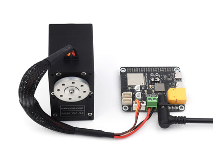 120kg.cm RSBL120-24 Servo Motor, High Precision And Large Torque, Aluminum Alloy Case, With Programmable 360° Magnetic Encoder