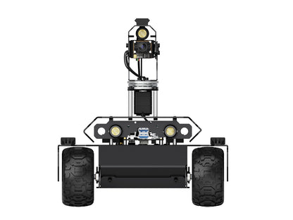 UGV Rover Open-source 6 Wheels 4WD AI Robot, Dual controllers, All-metal Body, Computer Vision, Suitable for Raspberry Pi 4B / Raspberry Pi 5
