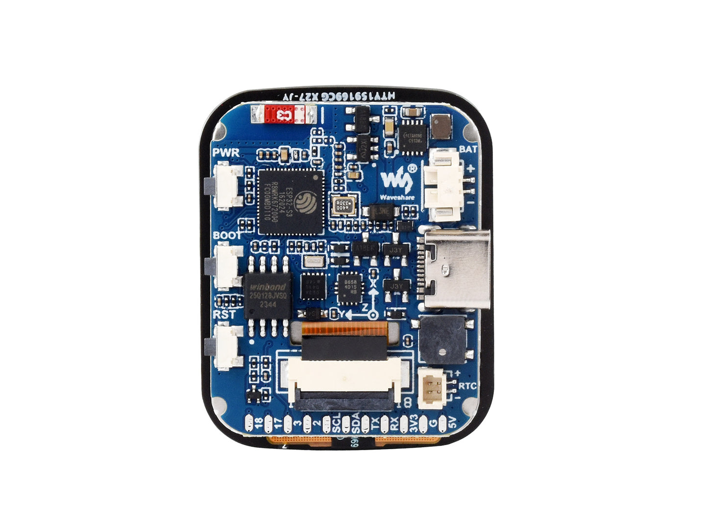 ESP32-S3 1.69inch Touch Display Development Board, 240×280 Pixels, Micro LCD Display With ESP32-S3, Accelerometer And Gyroscope Sensor