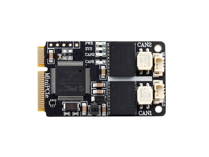 MiniPCIe interface to 2-CH CAN Card, Supports Decoding And Analyzing Function of Multiple CAN Protocols, High-performance Hardware Solution