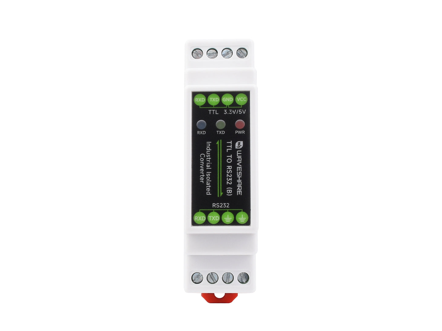 Rail-mount TTL To RS232 Galvanic isolated Converter,  Full-Duplex Communication, Lightningproof & Anti-Surge, TTL Serial Converter