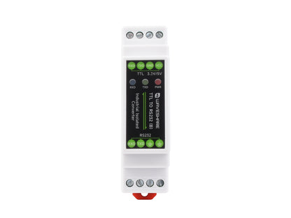 Rail-mount TTL To RS232 Galvanic isolated Converter,  Full-Duplex Communication, Lightningproof & Anti-Surge, TTL Serial Converter