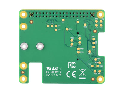 Official Raspberry Pi PCIe To M.2 HAT, Designed for Raspberry Pi 5, HAT + Standard, Supports NVMe Protocol M.2 Solid State Drive, Raspberry Pi 5 HAT