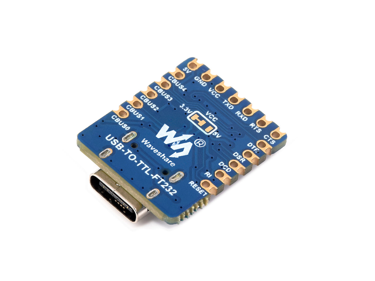 USB To UART (TTL) Mini Communication Module, Compact Size, Stable Communication, Over-current/Over-voltage Protection, TTL Serial Converter, USB To TTL Converter