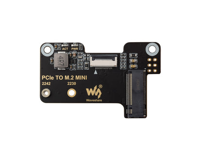 PCIe To M.2 Mini Adapter for Raspberry Pi 5, Supports NVMe Protocol M.2 Solid State Drive, High-speed Reading/Writing, Raspberry Pi 5 NVMe HAT