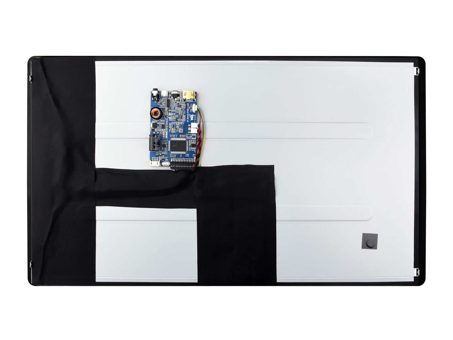 21.5inch Capacitive Touch Display, 1080×1920 Full HD, Optical Bonding Toughened Glass Panel, Supports Raspberry Pi / Jetson Nano