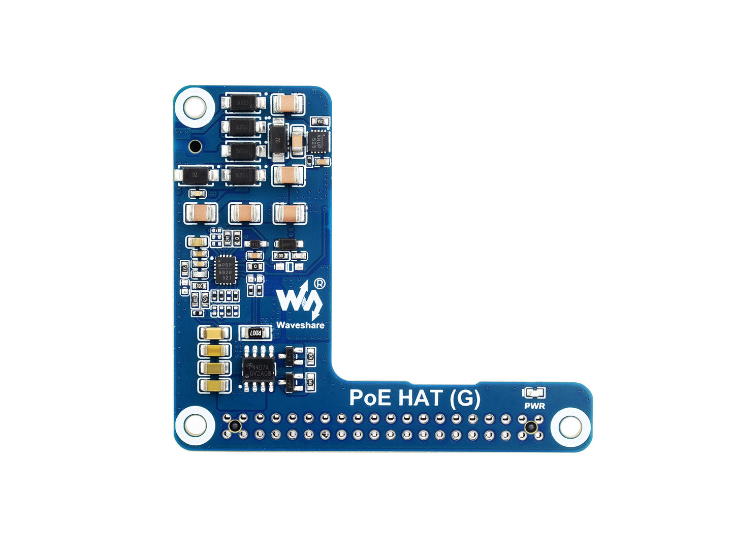 Power Over Ethernet HAT (G) For Raspberry Pi 5 / CM 5, 5V 5A Output, Supports 802.3af/at Network Standard, Raspberry Pi 5 PoE HAT