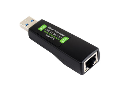 USB TO 2.5G Ethernet Port Converter, High-Speed Networking, Driver-Free, Windows / macOS / Linux / Android Multi-system Support, 2.5G USB Ethernet Adapter