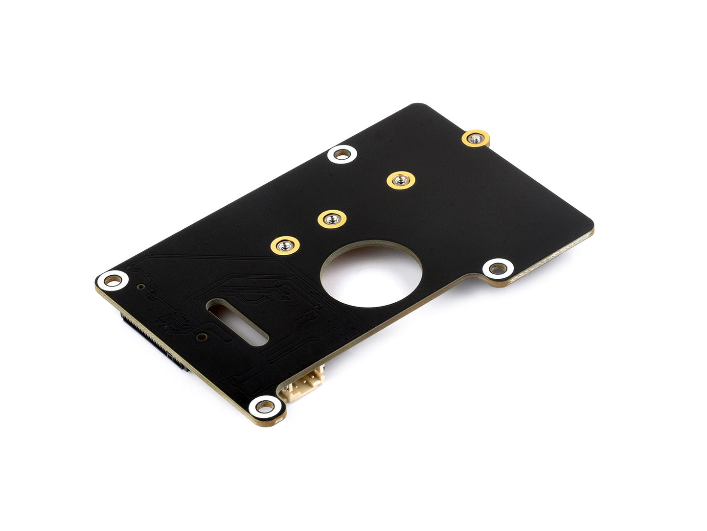 PCIe To M.2 Adapter Board (D) for Raspberry Pi 5, Compatible with 2280 / 2260 / 2242 / 2230 size NVMe Protocol M.2 SSD, Raspberry Pi 5 NVMe