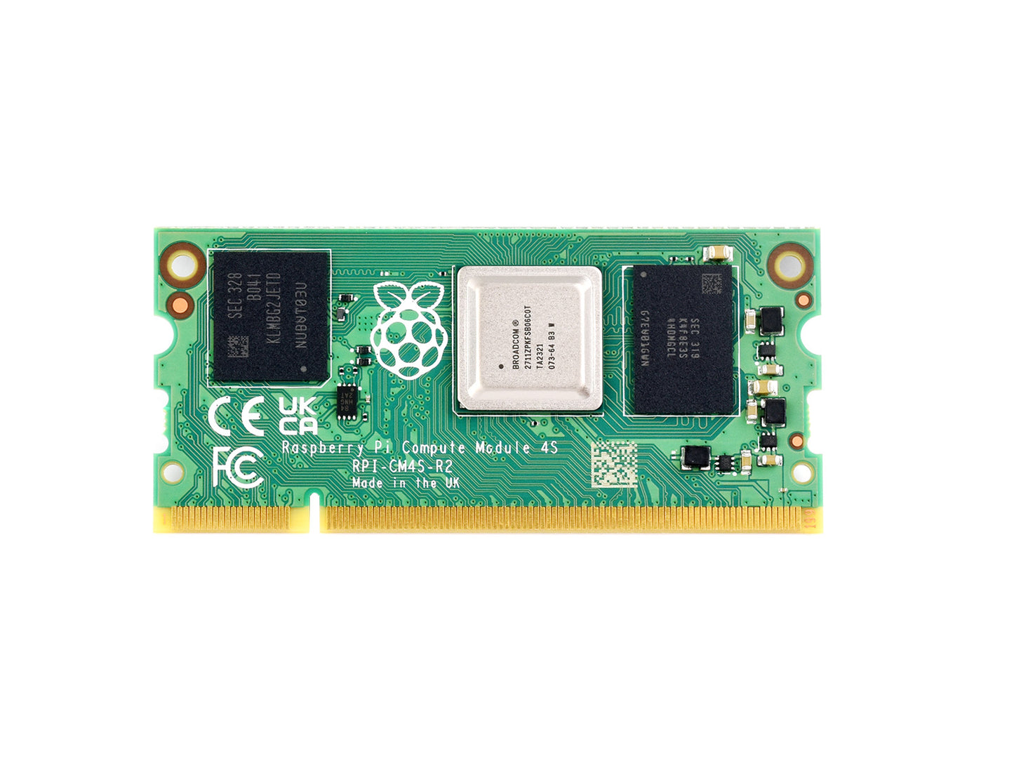 Raspberry Pi Compute Module 4S, Powerful Performance, High-Speed EMMC Flash, Compatible With CM3 Expansion Boards, Options For RAM / EMMC