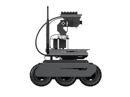 UGV Rover Open-Source 6 Wheels 4WD AI Robot For Jetson Orin Series Board, Dual Controllers, 360° Flexible Omnidirectional Pan-Tilt, Optional For Jetson Orin Nano 4GB Kit