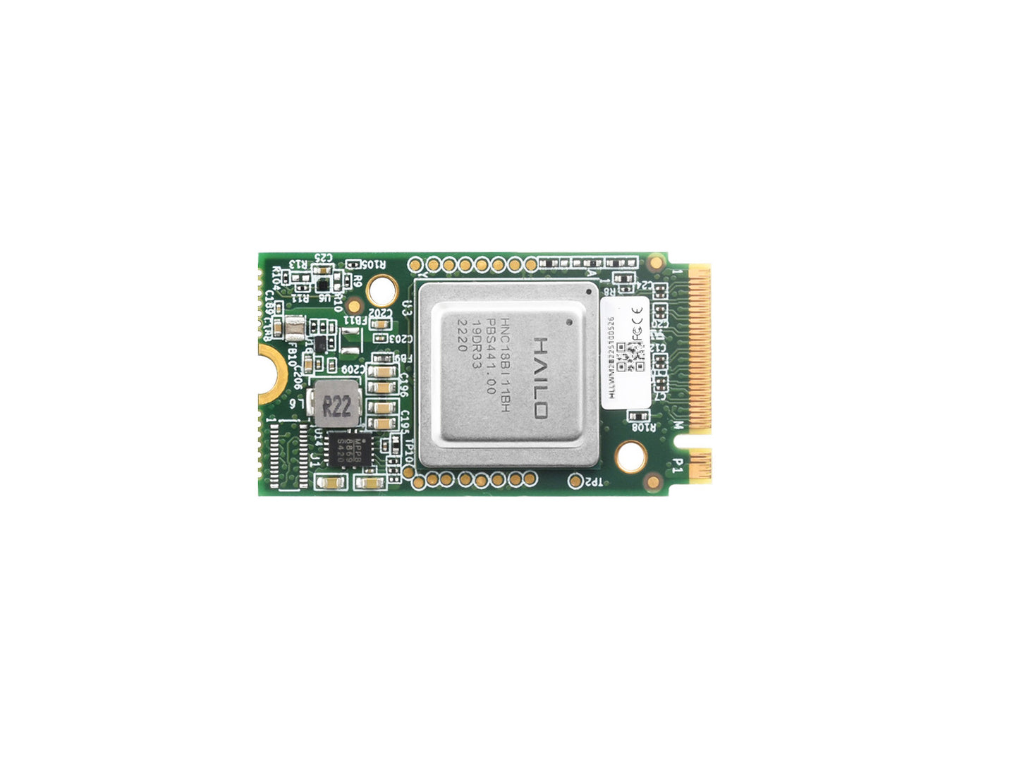 Hailo-8 M.2 AI Accelerator Module, based on the 26TOPS Hailo-8 AI processor, Supports Linux/Windows Systems