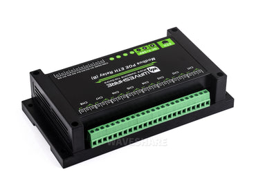 8-ch Ethernet Relay Module (B) With Digital Input, Modbus RTU/Modbus TCP Protocol, PoE Port Communication, With Various Isolation And Protection Circuits