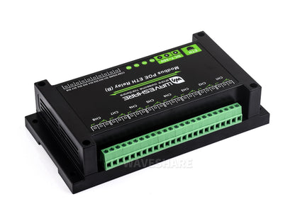 8-ch Ethernet Relay Module (B) With Digital Input, Modbus RTU/Modbus TCP Protocol, PoE Port Communication, With Various Isolation And Protection Circuits