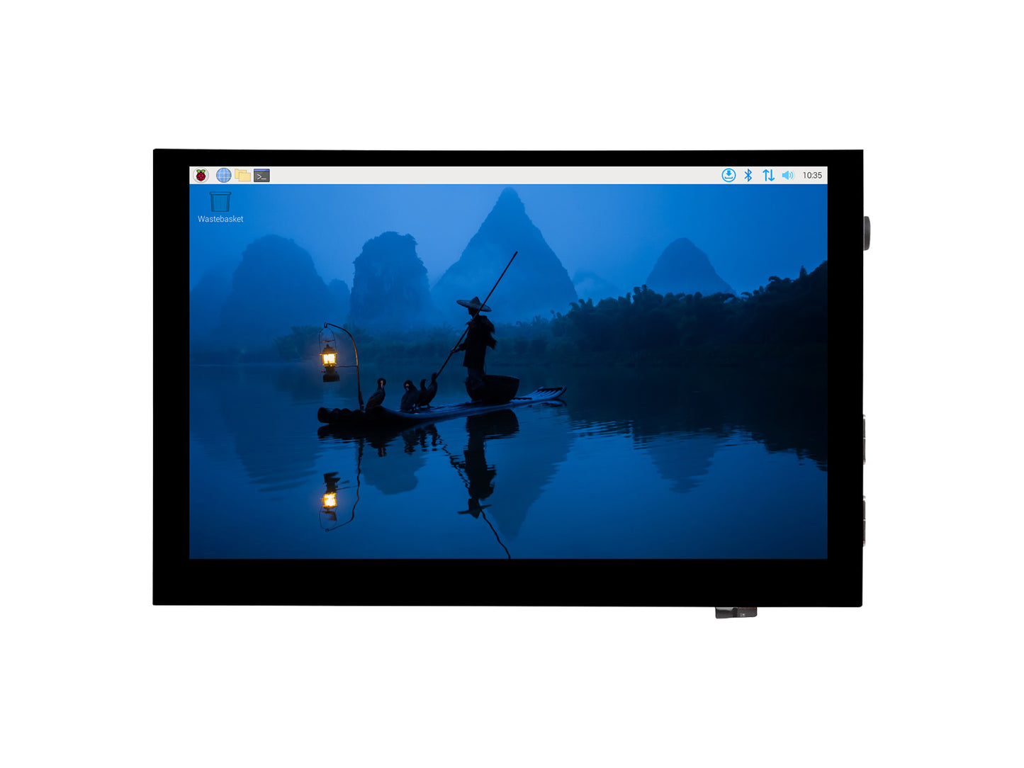 5inch High-Brightness Touch Screen, 1024x600 Pixels, Toughened Glass Panel, HDMI Interface, IPS Panel