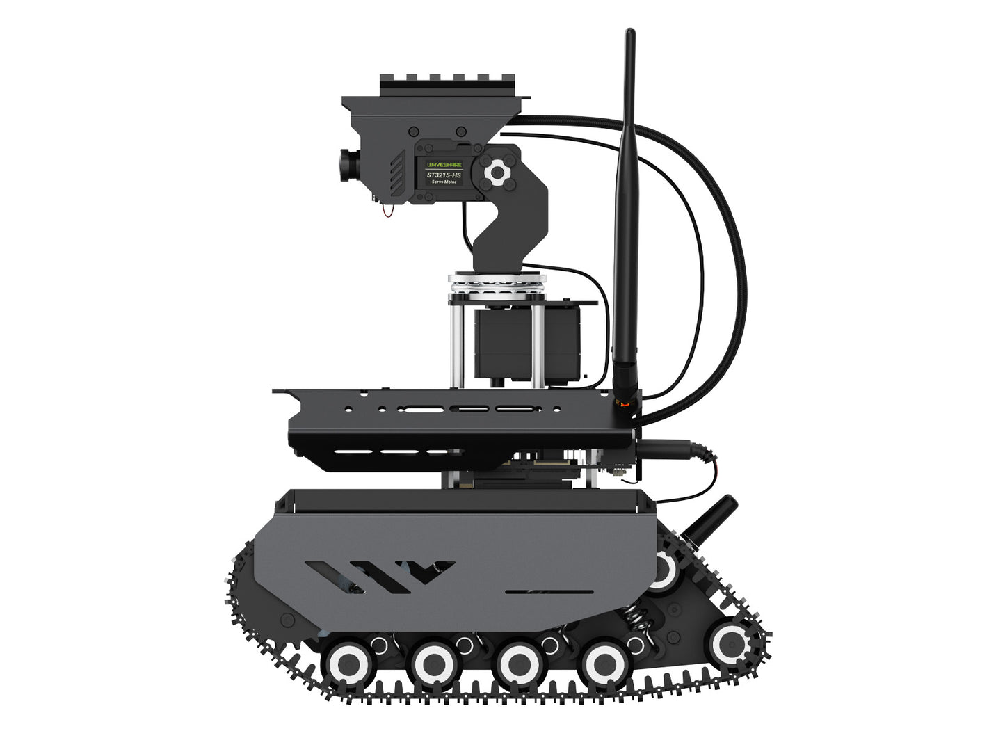 UGV Beast Open-source Off-Road Tracked AI Robot For Jetson Orin Series Board, Dual Controllers, 360° Flexible Omnidirectional Pan-Tilt, Optional For Jetson Orin Nano 4GB Kit