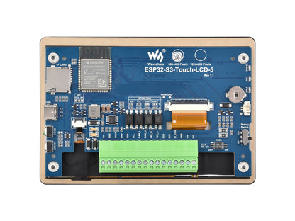 ESP32-S3 5inch Display Development Board, 32-Bit LX7 Dual-Core Processor, Up To 240MHz Frequency, Supports WiFi & Bluetooth, With Onboard Antenna, ESP32 With Display
