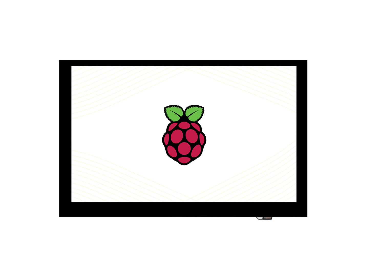5inch Capacitive Touch Display For Raspberry Pi, DSI Interface, IPS Panel, 1024x600 Pixels, Toughened Glass Panel, Driver-Free
