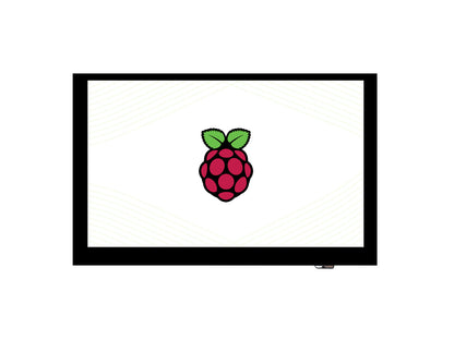 5inch Capacitive Touch Display For Raspberry Pi, DSI Interface, IPS Panel, 1024x600 Pixels, Toughened Glass Panel, Driver-Free