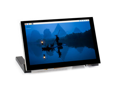 5inch Capacitive Touch Display For Raspberry Pi, DSI Interface, IPS Panel, 1024x600 Pixels, Toughened Glass Panel, Driver-Free