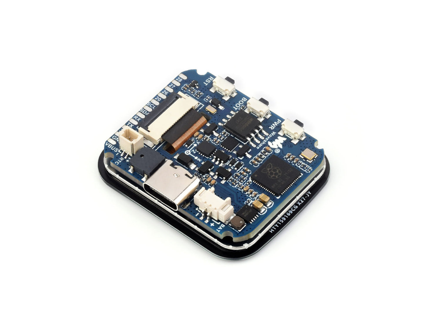 RP2040 Microcontroller Development Board, With 1.69inch Touch LCD, Rounded Corners, Dual-core Arm processor, Accelerometer And Gyroscope Sensor