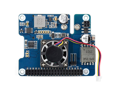 PCIe-zu-M.2-Adapter mit PoE-Funktion für Raspberry Pi 5, unterstützt NVMe-Protokoll M.2 Solid State Drive, Hochgeschwindigkeits-Lesen/Schreiben, Raspberry Pi 5 PoE HAT
