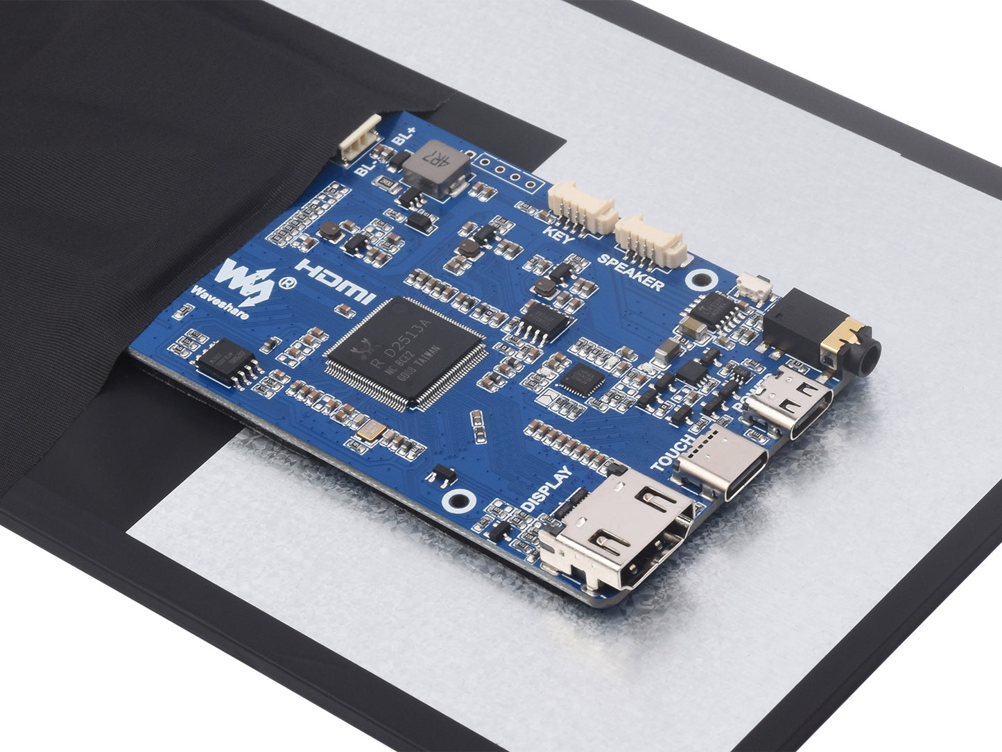12.3inch Capacitive Touch Display, In-Cell Technology, 1920x720, 178° Wide Viewing Angle, HDMI/Type-C Display Interface, IPS Panel, 10-Point Touch