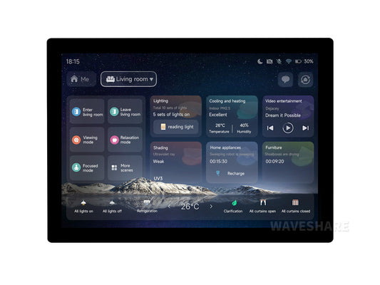 14inch 2K Capacitive Touch Display, 2160×1440, High Resolution image quality, 10-Point Touch, Optical Bonding Toughened Glass Panel