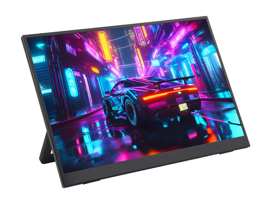 Luckfox 14inch Portable Monitor With Stand, IPS screen, Mini HDMI Interface, 1920 × 1200 Full HD, 178° Viewing Angle, ABS Case, Supports HDR, No Touch