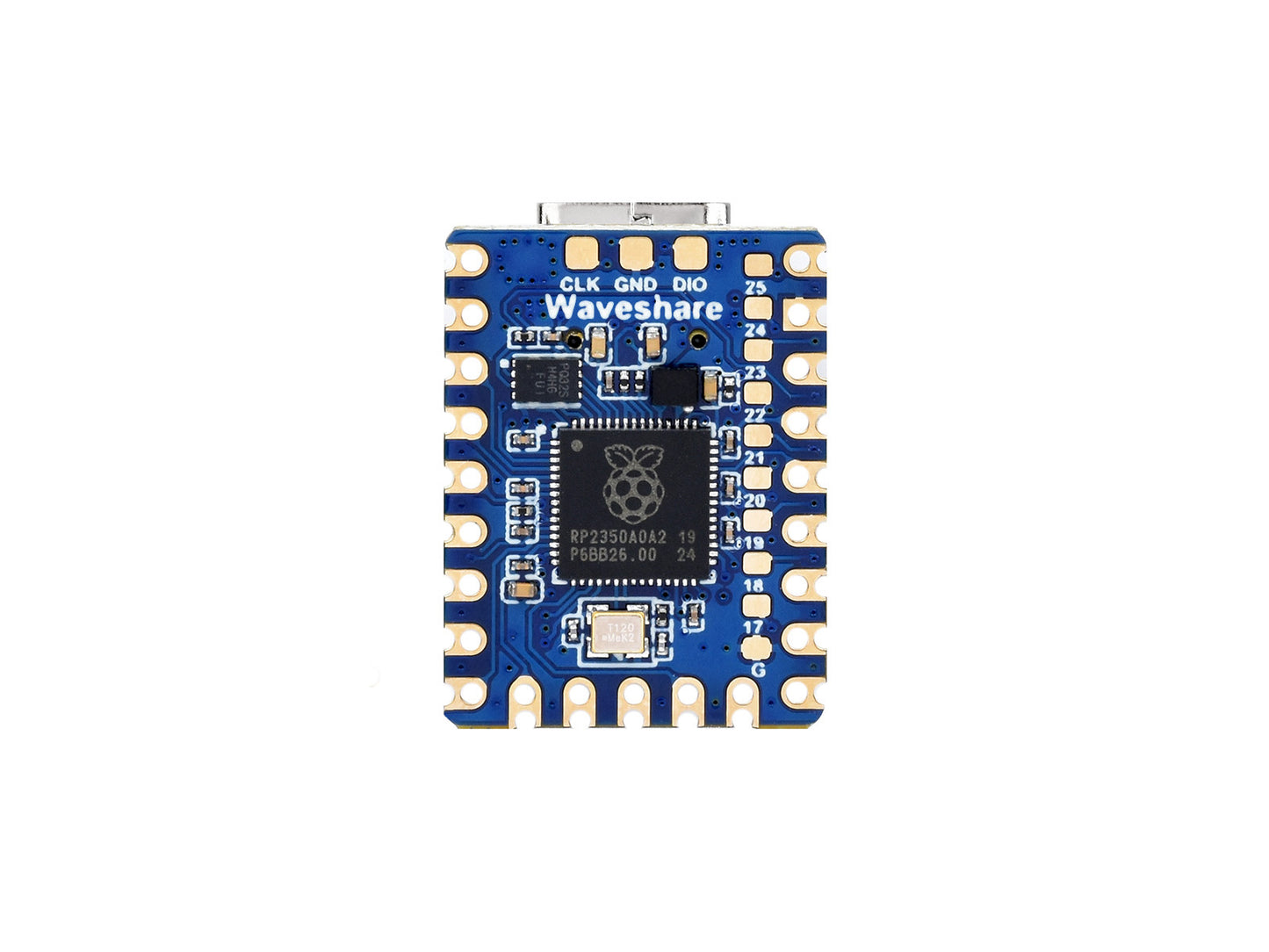 Waveshare RP2350-Zero Mini Development Board, Raspberry Pi Microcontroller Development Board, Based On Raspberry Pi Dual-core & Dual-architecture Microcontroller