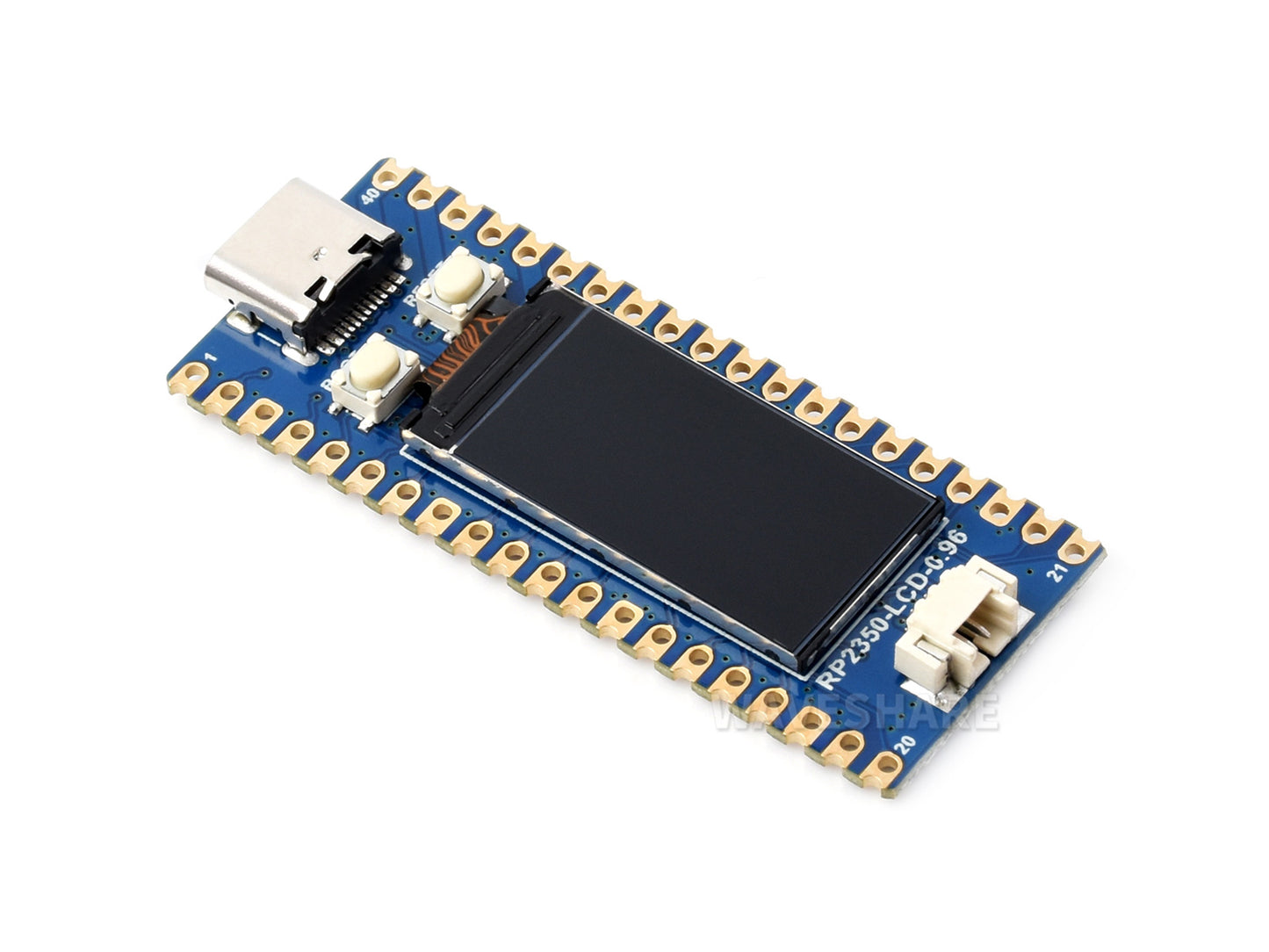 Waveshare RP2350-LCD-0.96 Development Board, With 0.96inch LCD Display, 160×80 Resolution, Based On RP2350A Dual-core & Dual-architecture Microcontroller