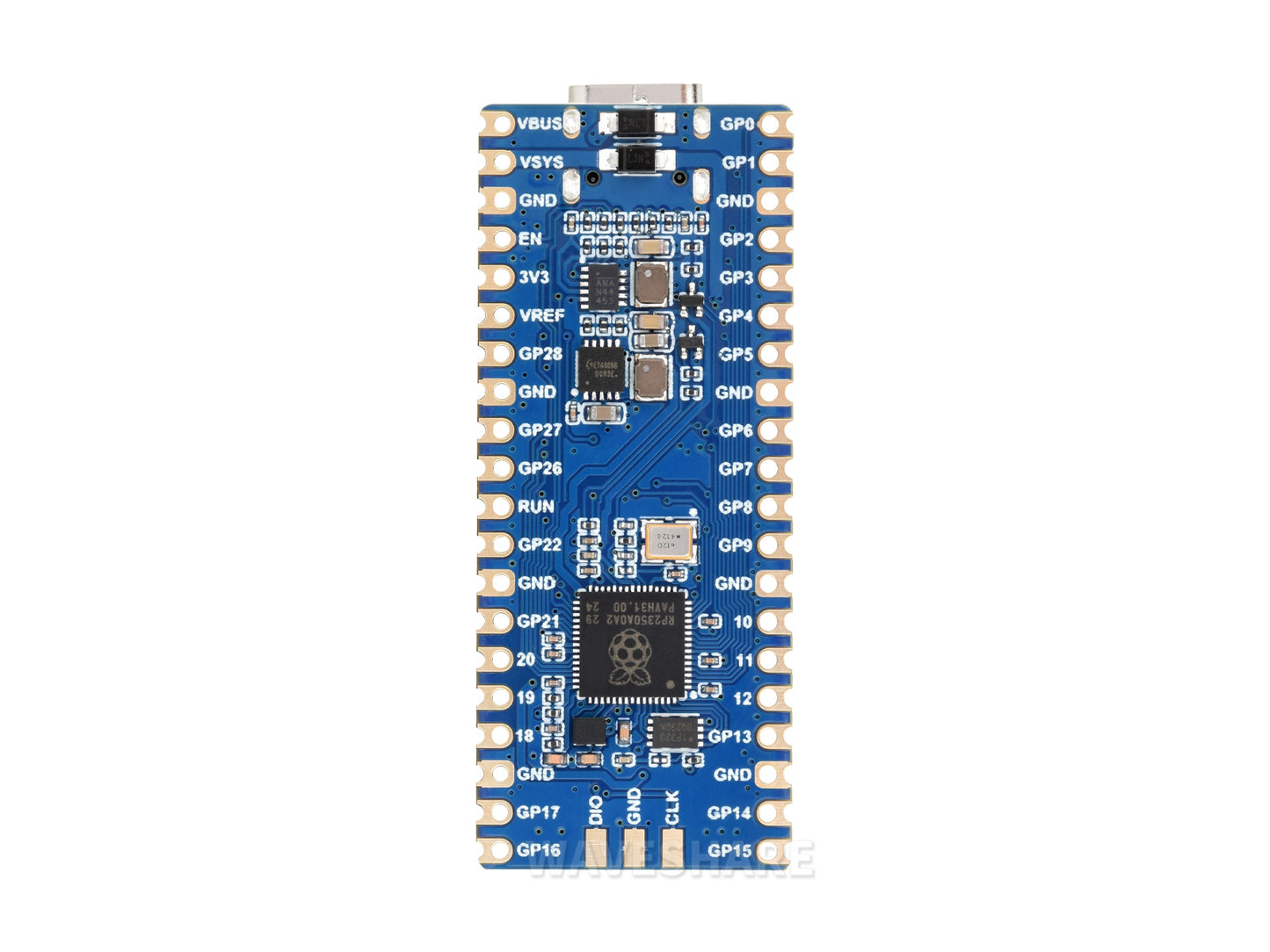 Waveshare RP2350-LCD-0.96 Development Board, With 0.96inch LCD Display, 160×80 Resolution, Based On RP2350A Dual-core & Dual-architecture Microcontroller