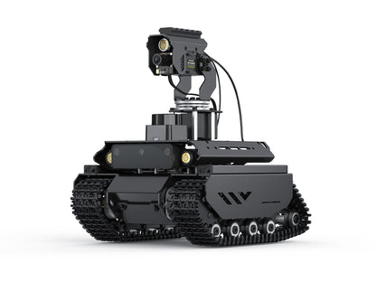 UGV Beast ROS 2 Open-source Off-Road Tracked AI Robot, Dual controllers, Computer Vision, All-metal Body, Flexible and Expandable, Suitable for Raspberry Pi 4B / Raspberry Pi 5
