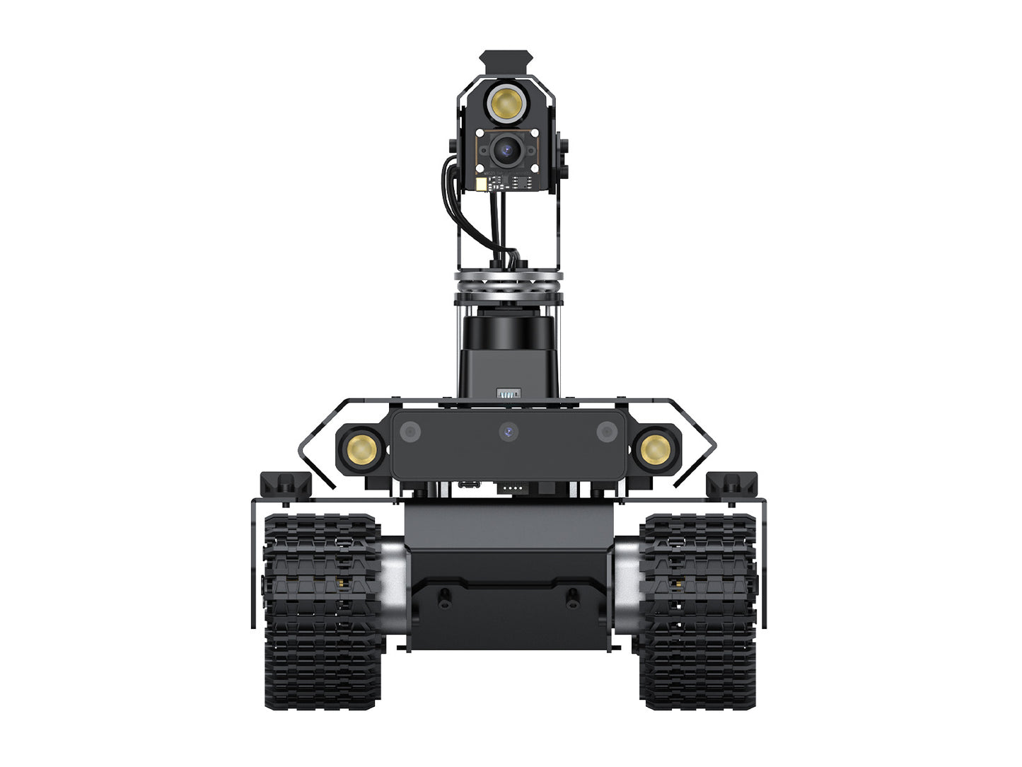 UGV Beast ROS 2 Open-source Off-Road Tracked AI Robot, Dual controllers, Computer Vision, All-metal Body, Flexible and Expandable, Suitable for Raspberry Pi 4B / Raspberry Pi 5