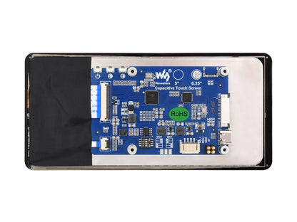 6.25inch DSI Capacitive Touch Display, 720 × 1560, IPS, Optical Bonding Toughened Glass Panel, DSI Interface, 5-Point Touch