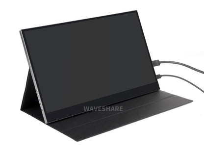 Magnetic Protective Case for Waveshare 15.6inch FHD Monitor (C), Folio Cover Stand